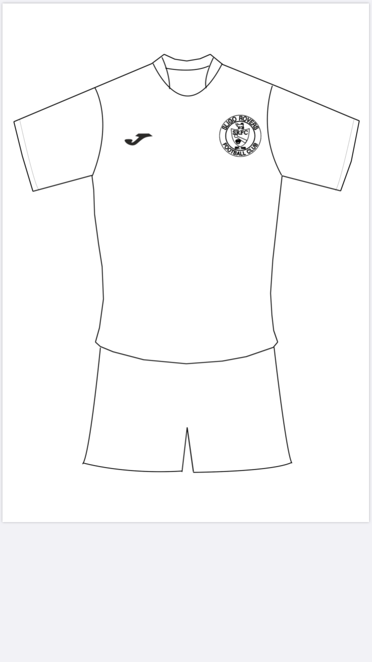 Colouring: The Sligo Rovers jersey – Sligo Rovers